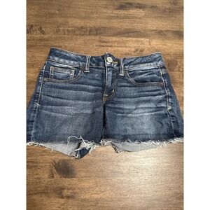 American eagle AE Shorts Super Stretch Size 2 Dark Denim